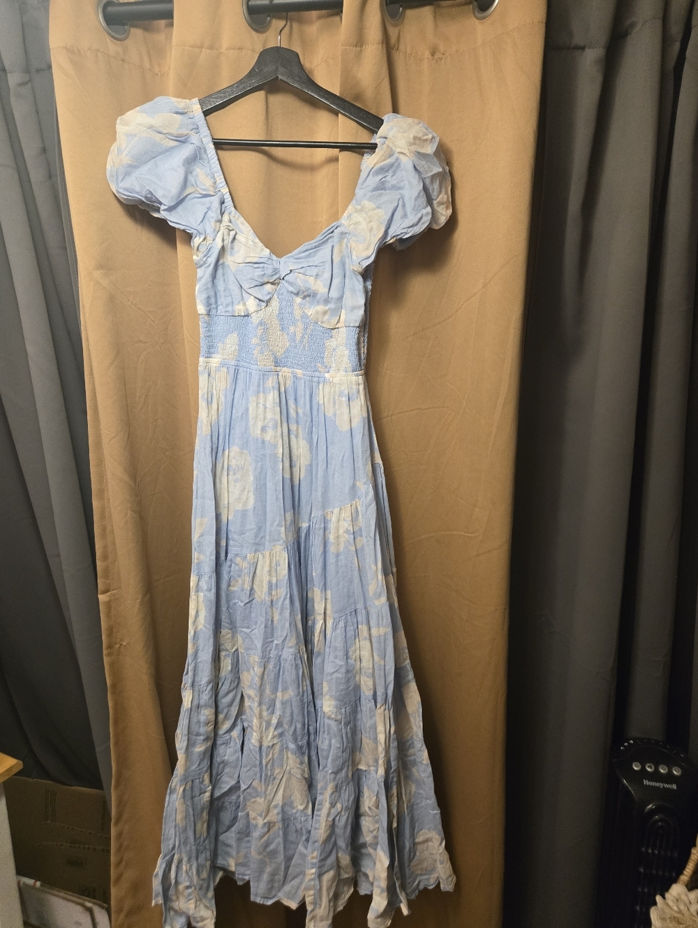 Free People Sundrenched Floral Tiered Maxi Sundress Size M - Picture 2 of 6